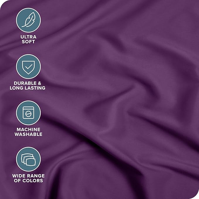 Bare Home 2-Pack Fitted Bottom Sheets Queen - Image 2