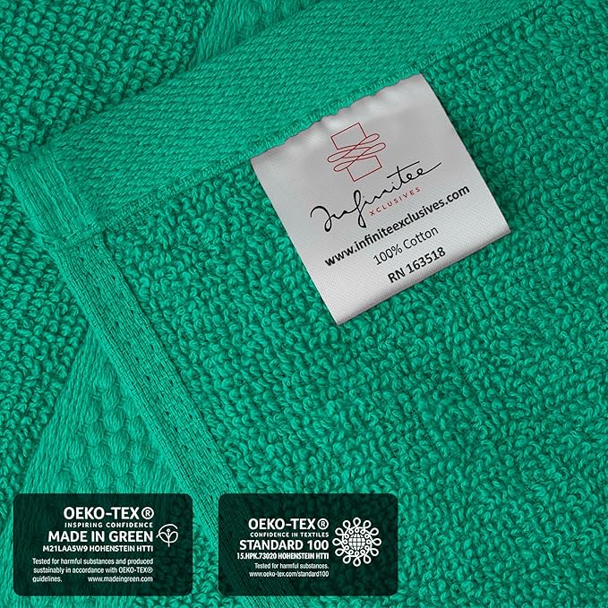 Infinitee Xclusives Green Hand Towels - Image 5