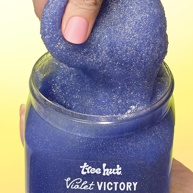 Tree Hut Violet Victory Shea Sugar Scrub, Exfoliating, Hydrating & Moisturizing - Image 4