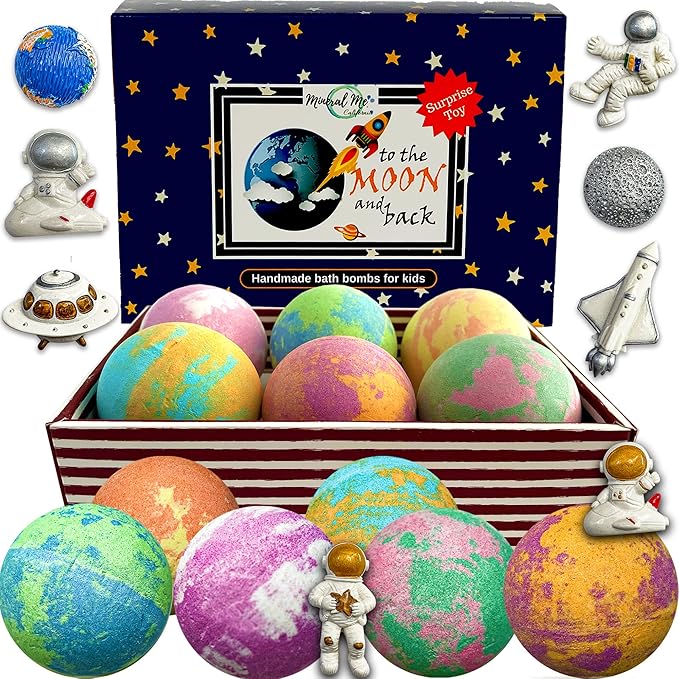Galaxy Bath Bombs for Kids by MineralMeCalifornia