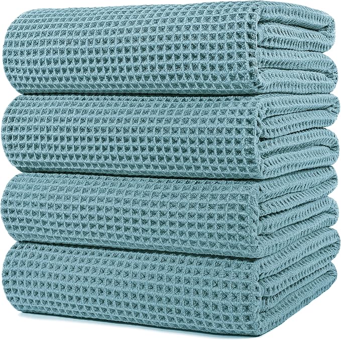 POLYTE 430 GSM Microfiber Oversize Quick Dry Lint Free Bath Towel, 60 x 30 in by Polyte