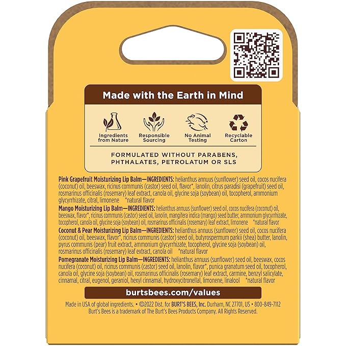 Burt's Bees 100% Natural Moisturizing Lip Balm - Image 13