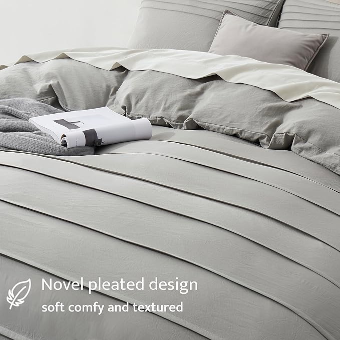Oli Anderson Light Grey Duvet Cover King Size - Image 3