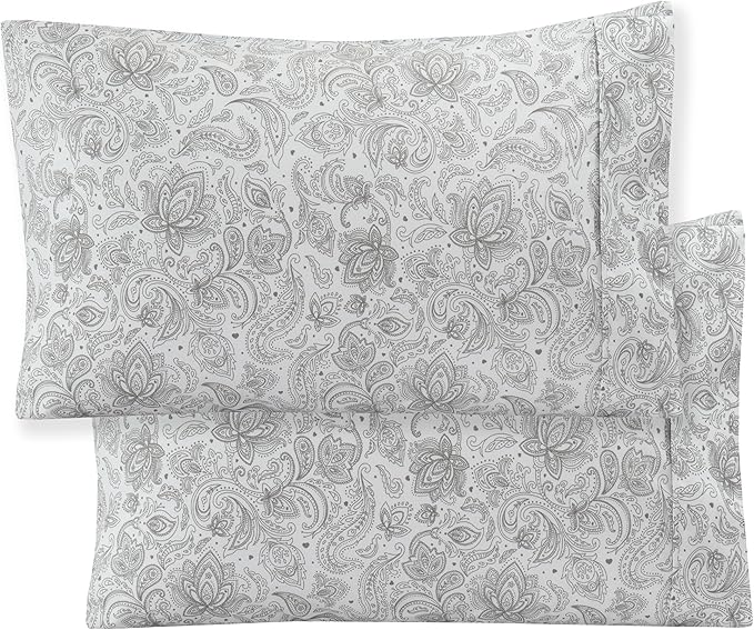 Elegant Comfort Luxury Soft Bed Sheets Paisley Pattern - Image 6