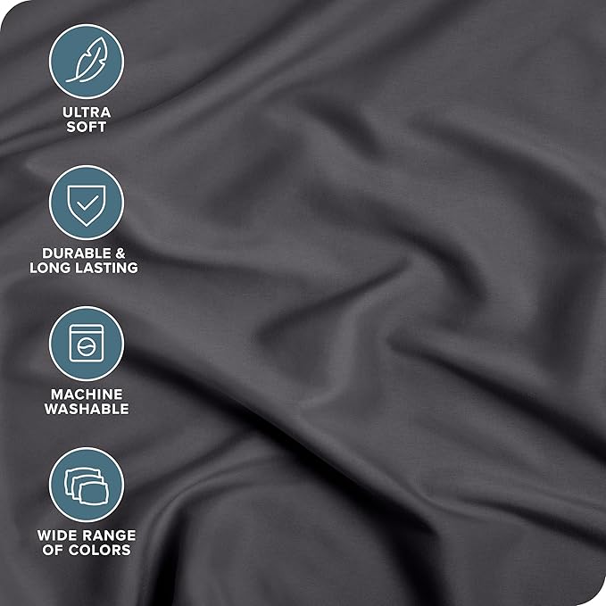 Bare Home 2-Pack Fitted Bottom Sheets Short Queen - Image 2