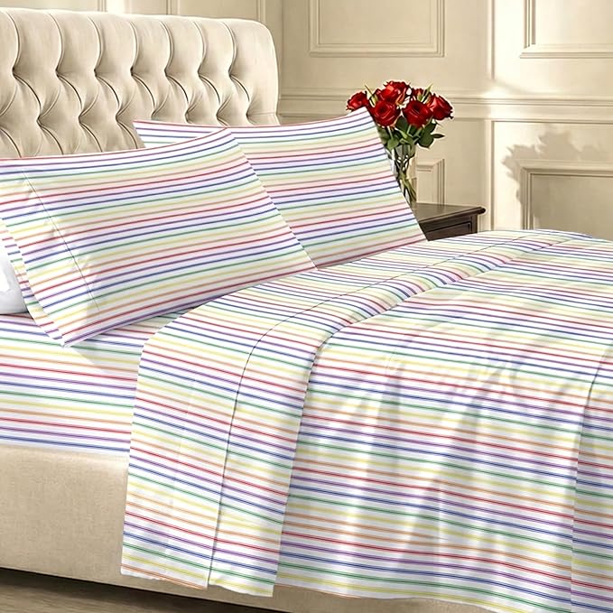 California Design Den Soft King Size 100% Cotton Sheet Sets, 400 TC Good by CaliforniaDesignDen