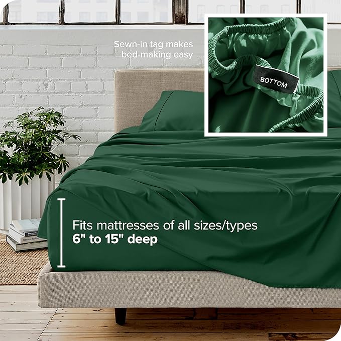 Bare Home Split King Sheet Set - Image 6