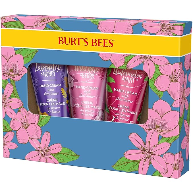 Burt's Bees Spring Gift, 3 Moisturizing Self Care Gifts, Shea Butter Hand Cream - Image 6