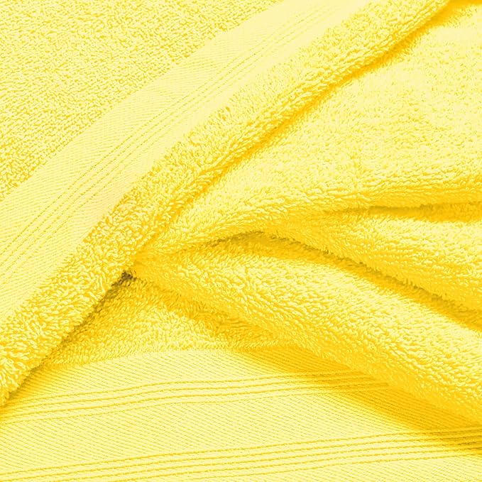 Ultra Soft 3 Pack Cotton Towel Set, Contains a Bath Towels 28x55 inch, a Hand - Image 2