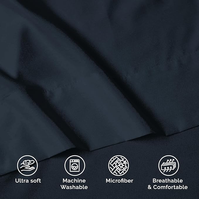 Elegant Comfort Wrinkle-Free 1500 Premier Hotel Quality 1-Piece Flat Sheet - Image 7