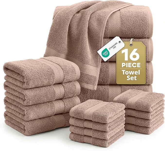 LANE LINEN 100% Cotton Towels Set by LaneLinen