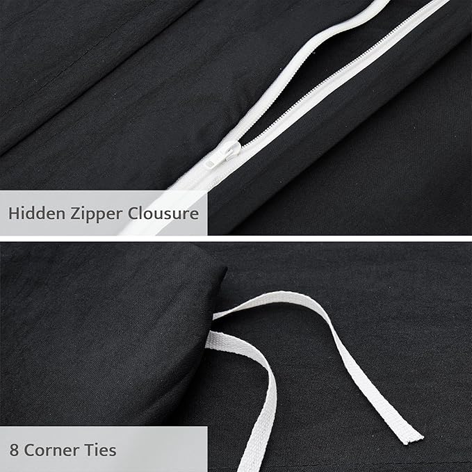 Oli Anderson Black Duvet Cover Queen Size - Image 4