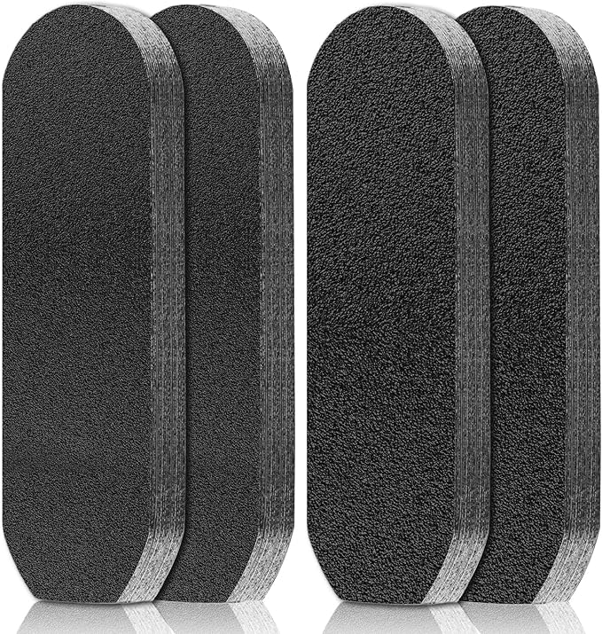 Flutesan 80 Pcs Stainless Steel Foot File Refills 180 Grit and 120 Grit by Flutesan