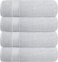 BELZZI Home Ultra Soft 4 Pack Oversized Bath Towel Set 27x54, Cotton Compact by Unknown