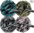 AmazerBath Charcoal Loofah Sponge, Shower Loofah 60g/PCS by AmazerBath