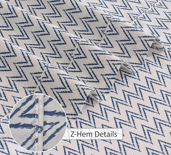 RUVANTI 100% Cotton Sheets – Full Size Percale Bedding, Cooling & Breathable - Image 4