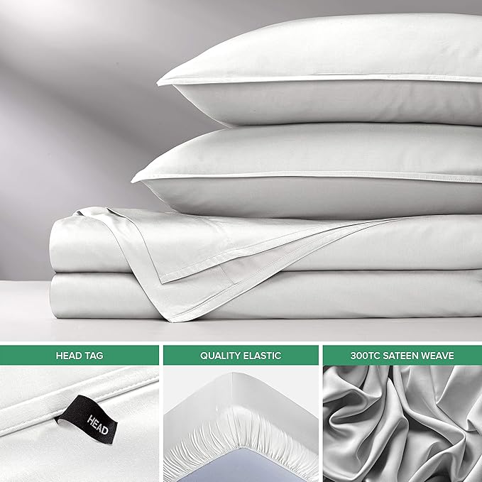 Pure Bamboo Twin Sheets, Genuine 100% Organic Viscose Derived from Bamboo Bed - Image 6