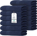 Commercial Bulk Pack of 12 Bath Towels – 100% Cotton Terry 24" x 48" – Ideal by TEXCRAFT