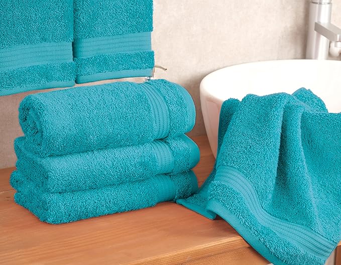 Cotton Paradise Hand Towels for Bathroom, 100% Cotton Turkish 4 Piece Hand - Image 2