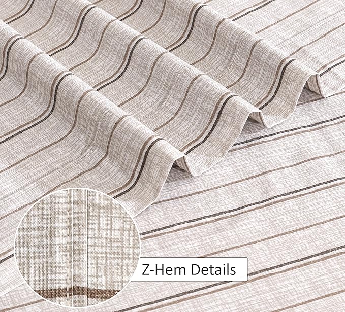 RUVANTI 100% Cotton Sheets – King Size Percale Bedding, Cooling & Breathable - Image 4