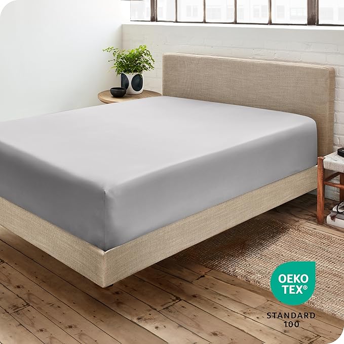 Bare Home Fitted Bottom Sheet Full Size - Image 4