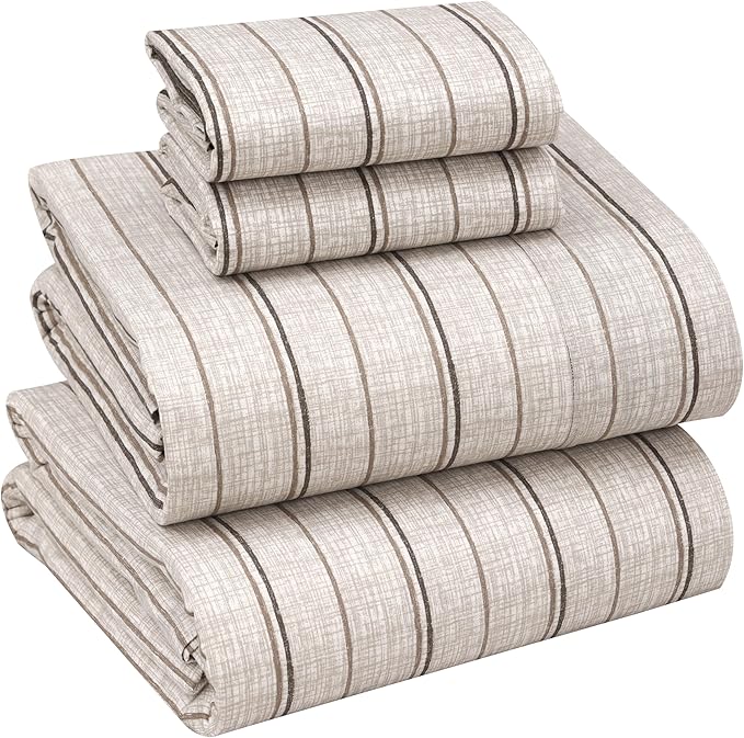 RUVANTI 100% Cotton Sheets – California King Percale Bedding, Cooling & by Ruvanti