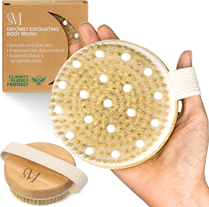 CSM Dry Brushing Body Brush for Lymphatic Drainage by CompleteSkinMakeover