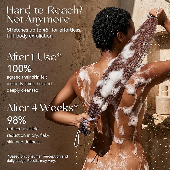 CORATED African Net Sponge Authentic, Shower Loofah Exfoliating Bath Sponge - Image 5
