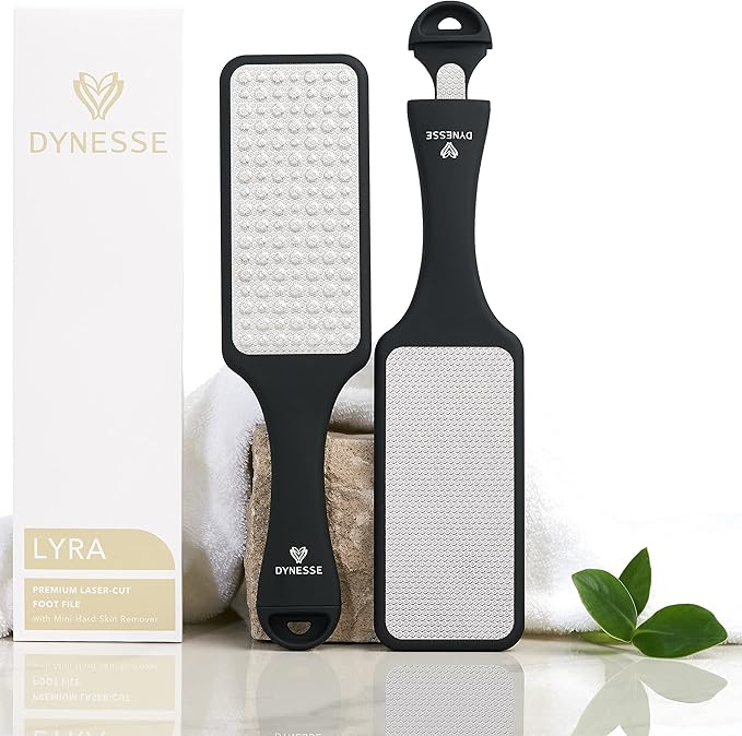DYNESSE Foot File. Best Premium Pedicure Foot Rasp and Callus Remover. 3-in-1 by DYNESSE