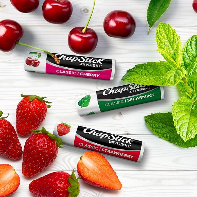 ChapStick Lip Care Set, Classic Collection 3-Pack – Spearmint, and Strawberry - Image 8