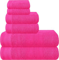 Ultra Soft 6 Pack Cotton Towel Set, Contains 2 Bath Towels 28x55 inch, 2 Hand by Unknown