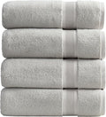 Springtree Home Luxury Bamboo Rayon Bath Towel Set of 4 | 35% Bamboo Rayon by SpringtreeHome
