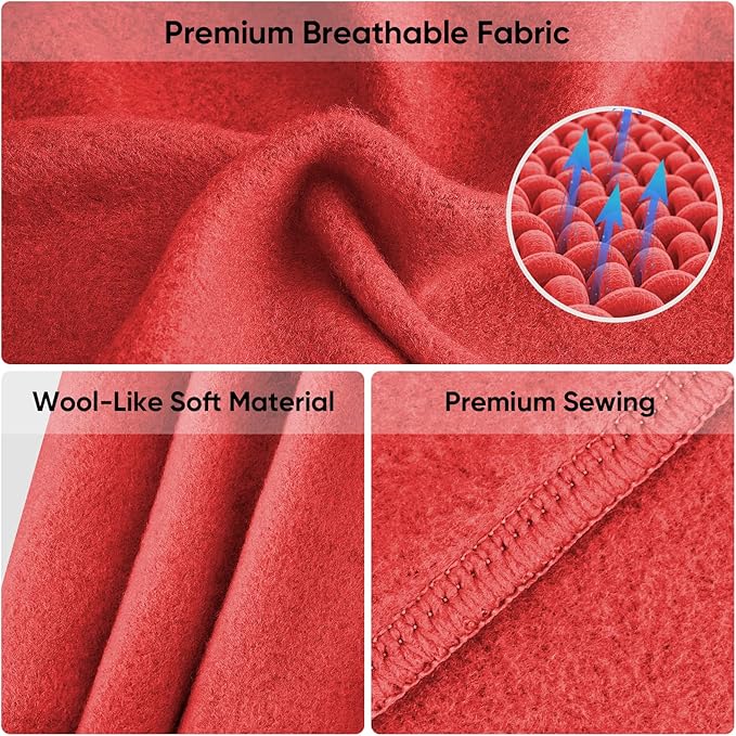 TICONN Neck Gaiter Face Cover Scarf, Neck Warmer Breathable Sun & Wind-proof - Image 4