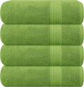 GLAMBURG Premium Cotton 4 Pack Bath Towel Set by GLAMBURG