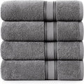 LANE LINEN 100% Cotton 4 Pack Bath Towels Set by LaneLinen