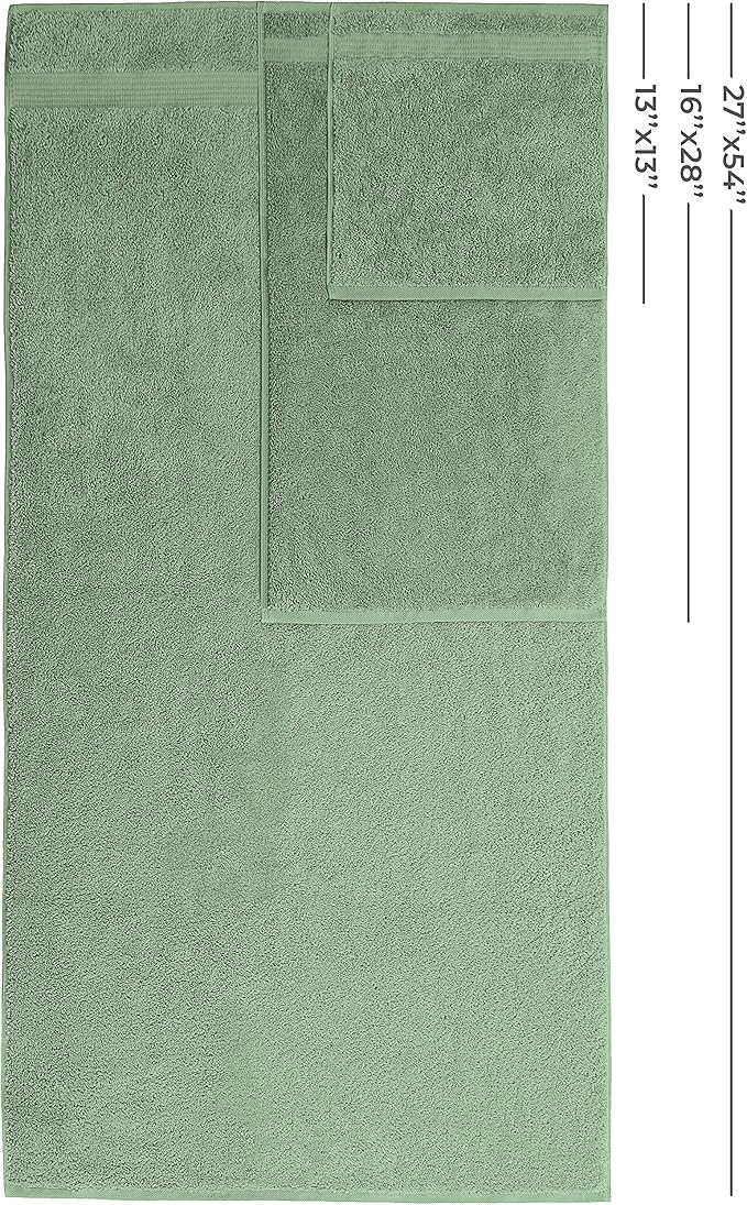 American Veteran Towel, 100% Cotton Turkish 6 Piece Towel Set, Luxury Towels - Image 3
