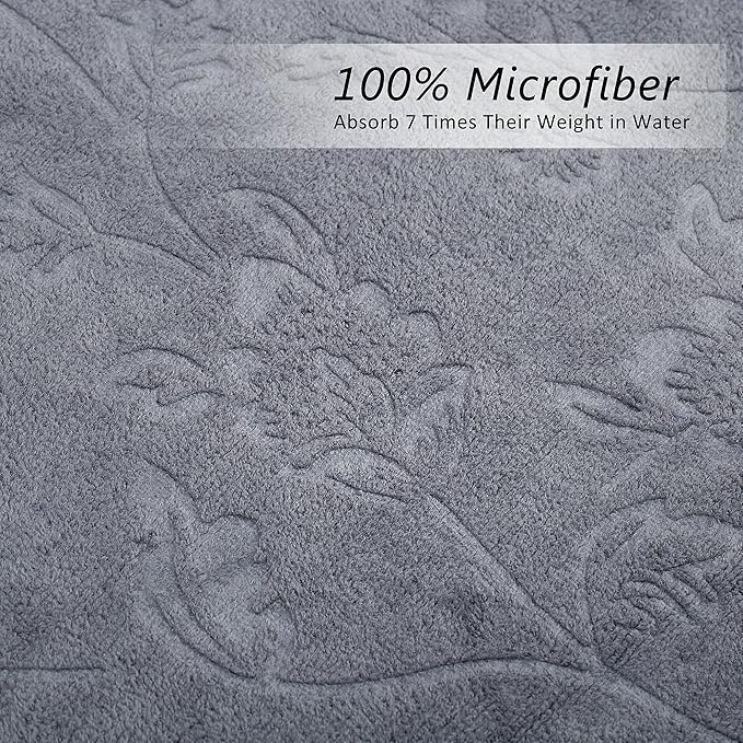 JML Bath Towels Set of 6, Oversized Large Microfiber Bath Towels - Image 4