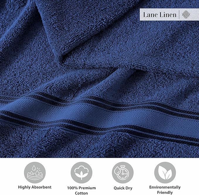 LANE LINEN Luxury Bath Towels Set - Image 5