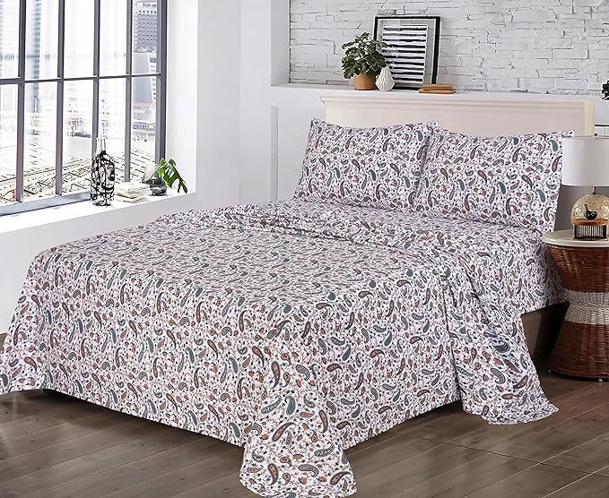 RUVANTI 100% Cotton Sheets – Twin Size Percale Bedding, Cooling & Breathable - Image 8