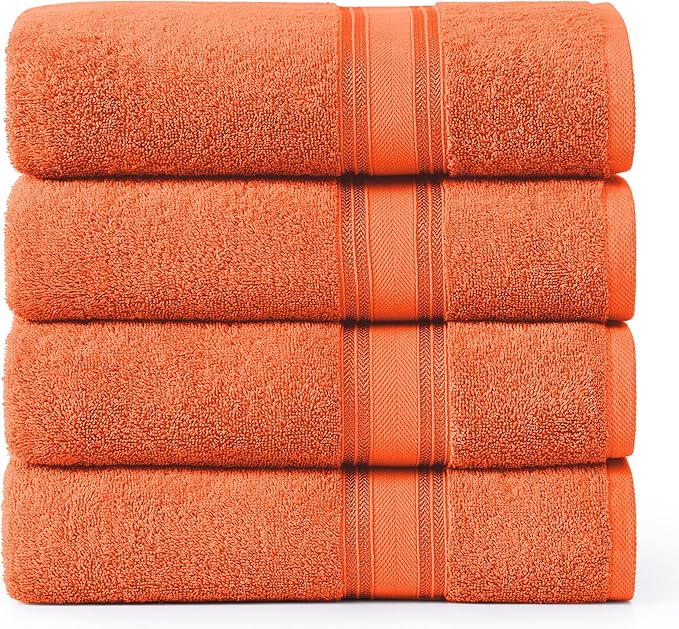 Lane Linen 100% Cotton 4 Pack Bath Towels by LaneLinen