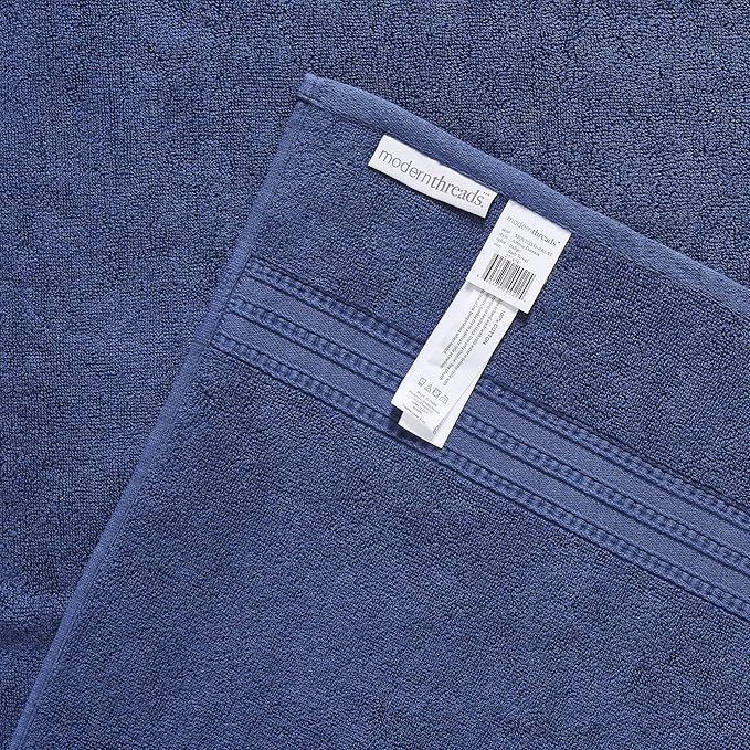 Modern Threads 6 Piece Reversible Yarn Dyed Jacquard Towel Set Artesia Damask - Image 4