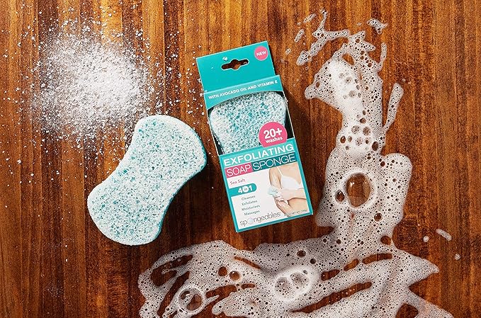 Spongeables Spongeables Exfoliating Body Wash in A Sponge, Sea Salt, Contains - Image 2