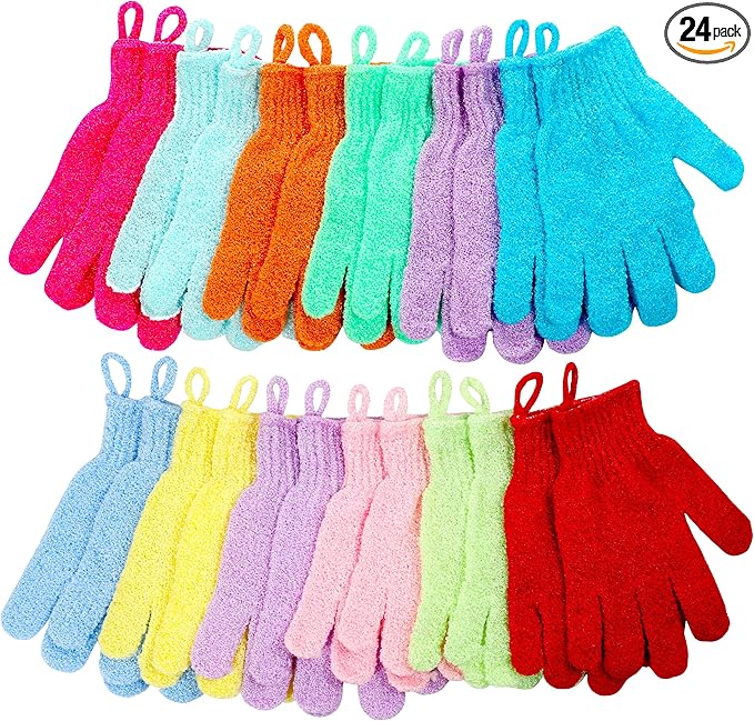 Shower Gloves, Body Scrub Gloves by WelcometoCVNDKN