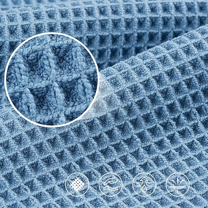 POLYTE 430 GSM Microfiber Oversize Quick Dry Lint Free Bath Towel, 60 x 30 in - Image 5